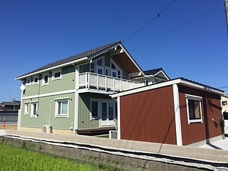 北欧色が光る1棟です。